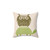 Cute Owl and Turtle Throw Pillow