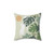Cat and Plant Decorative Throw Pillow