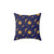 Celestial Boho Pillow with Moon and Sun Motif