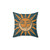 Vintage Moon and Sun Throw Pillow