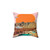 Alien Invasion Desert Sunset Pillow