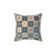 Moroccan Tiles Pattern Decorative Pillow