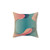 Colorful geometric Papercuts 9 pillow
