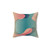 Colorful geometric Papercuts 9 pillow