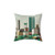 Modern City Landscape Pillow