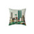 Modern City Landscape Pillow