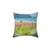 Coastal Garden Throw Pillow featuring landscapes, seascapes, and nature elements