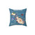 Illustrated Malta Travel Pillow