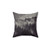 Misty forest pillow featuring a haunting nature photography scene