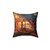 Squirrel themed decorative throw pillow