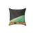 Retro Surreal Pillow with Alien Collage Design