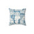 Washington DC Toile Blue Pillow