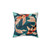 Metallic Koi Fish Decorative Pillow