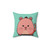 Cute pet with hat decorative pillow