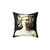Mythological Gold Medusa Pillow