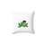 Cute Green Frog Decorative Pillow