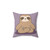 Cute Kawaii Sloth Yoga Meditation Pillow