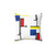 Mondrian Minimalist De Stijl Art Pillow