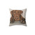 Brown Labrador Dog Pastel Painting Pillow