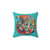 Colorful Rainbow Pangolin Decorative Pillow