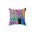 Retro 90s 80s Memphis Pattern Throw Pillow