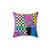 Retro 90s 80s Memphis Pattern Throw Pillow
