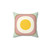 Soft Scotch Egg Pattern Decorative Pillow