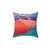 Colorful pop art cloud design pillow
