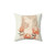 Floral Pillow with Feminine Flower Design