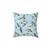 Watercolor Swallow Flight Pillow