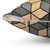 Concrete and Wood Cubes Decorative Pillow