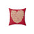 I Love Cats Heart Pillow - Decorative Cat Lover Cushion