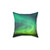 Northern Lights Over Lake in Finland Pillow