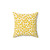 Yellow Flower Pillow - Botanical Floral Home Decor