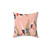 Vintage Diving Ladies Pattern Pillow