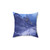 The Arrival Pillow with fantasy snow castle mountain design