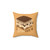 Tiramisu Themed Decorative Pillow for Long Distance Relationships