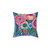 Exuberant Flowers Decorative Pillow