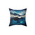 Midnight Water Landscape Pillow