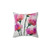 Vibrant Floral Watercolor Throw Pillow