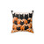 Halloween Black Cat Pumpkin Patch Decorative Pillow