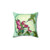 Flirty fairy hummingbird decorative throw pillow