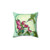 Flirty fairy hummingbird decorative throw pillow