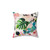 Monstera leaf pattern decorative pillow by Soleil