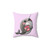 Cute Narwhal with Donut Decorative Pillow