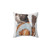 Scandinavian-inspired black bear throw pillow for the home