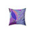 Ultraviolet Nature Leaves Decorative Pillow