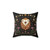 Magical Beetle Floral Decorative Pillow