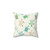 Gilded Jade & Mint Turtle Decorative Pillow