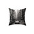 Black and White Manhattan Avenue Pillow